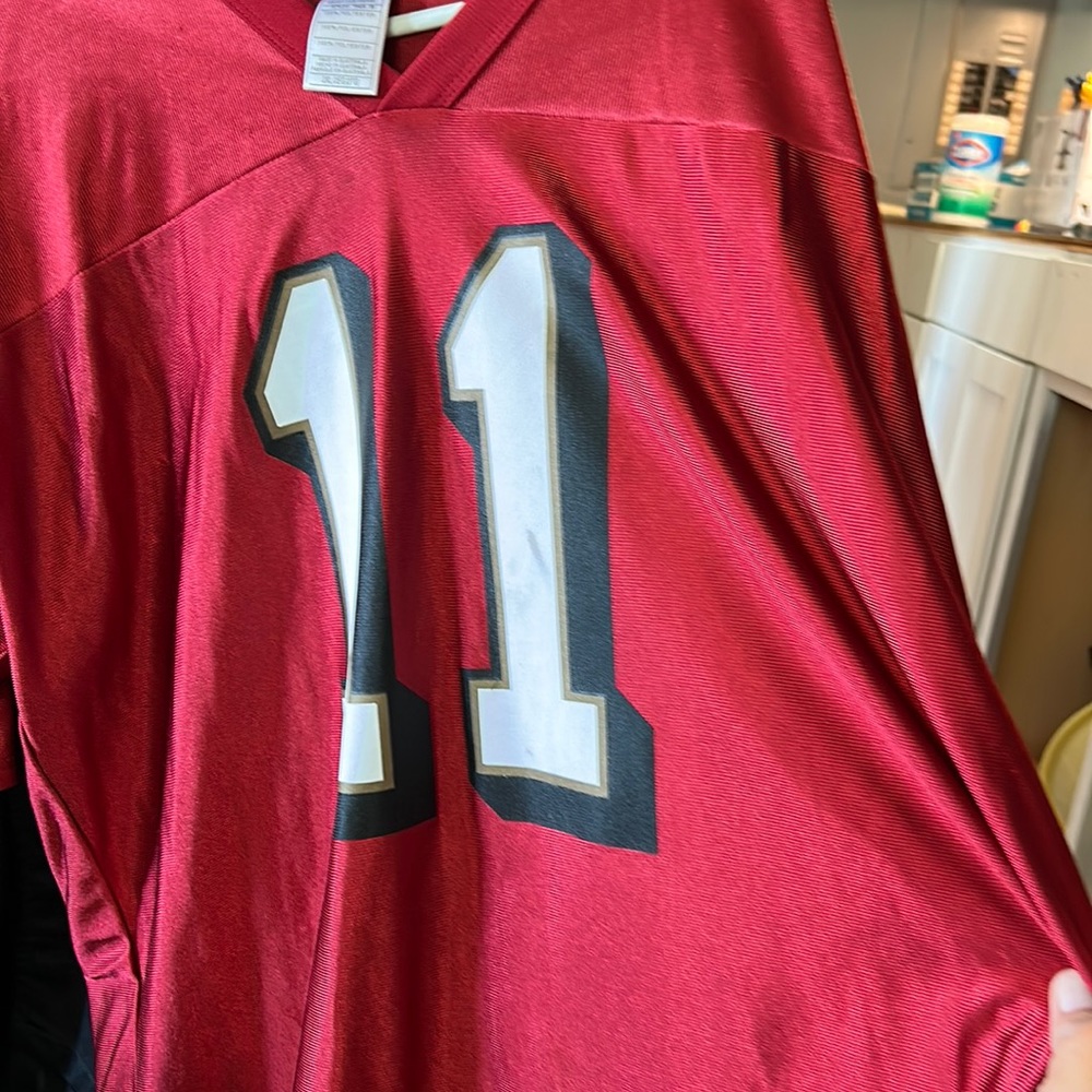 Team red 2XL ALEX SMITH jersey